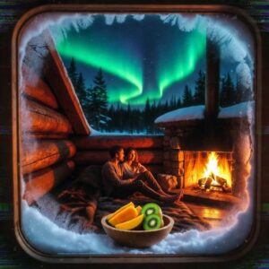 Forest Cabin: A Refuge in a Frozen World
